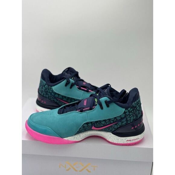 Nike Men's Zoom Lebron NXXT Gen AMPD Size 12 South Beach |FJ1566-300| New In Box - Picture 5 of 8
